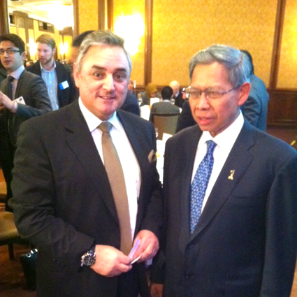 Nick James and Dato Sri Mustapa